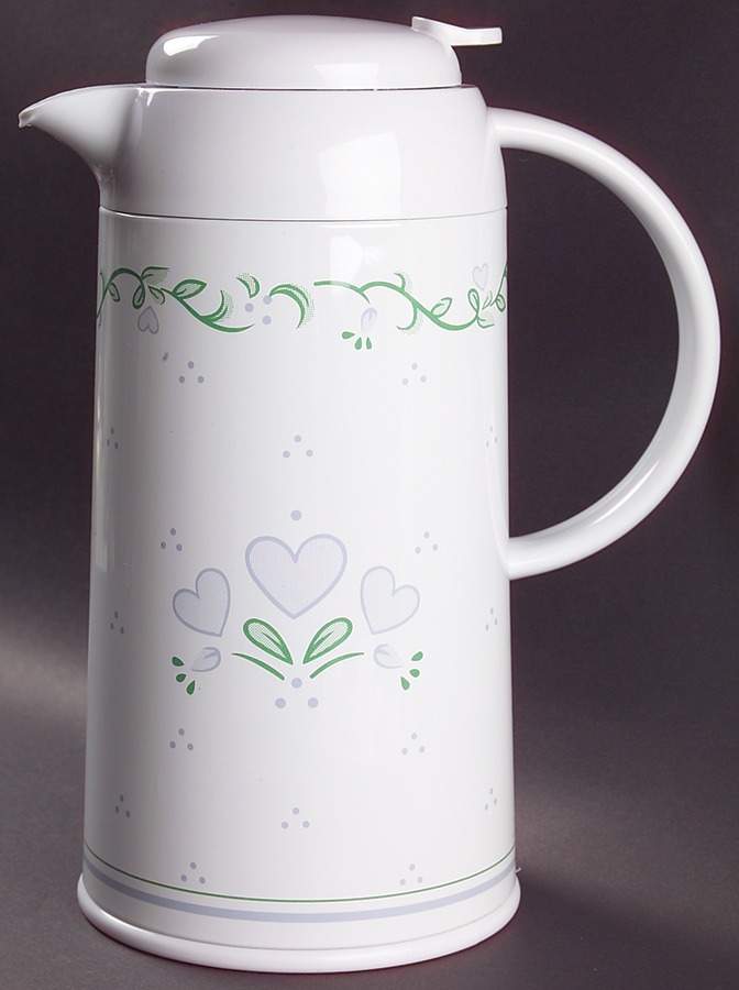 Country Cottage (Corelle) Plastic Thermos/Carafe & Lid by Corning Corelle-1