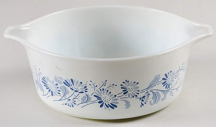 Colonial Mist 1.50 Pt Round Casserole No Lid by Corning Corelle-1
