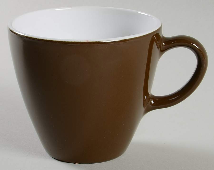 Coordinates Brown Flat Cup by Corning Corelle-1
