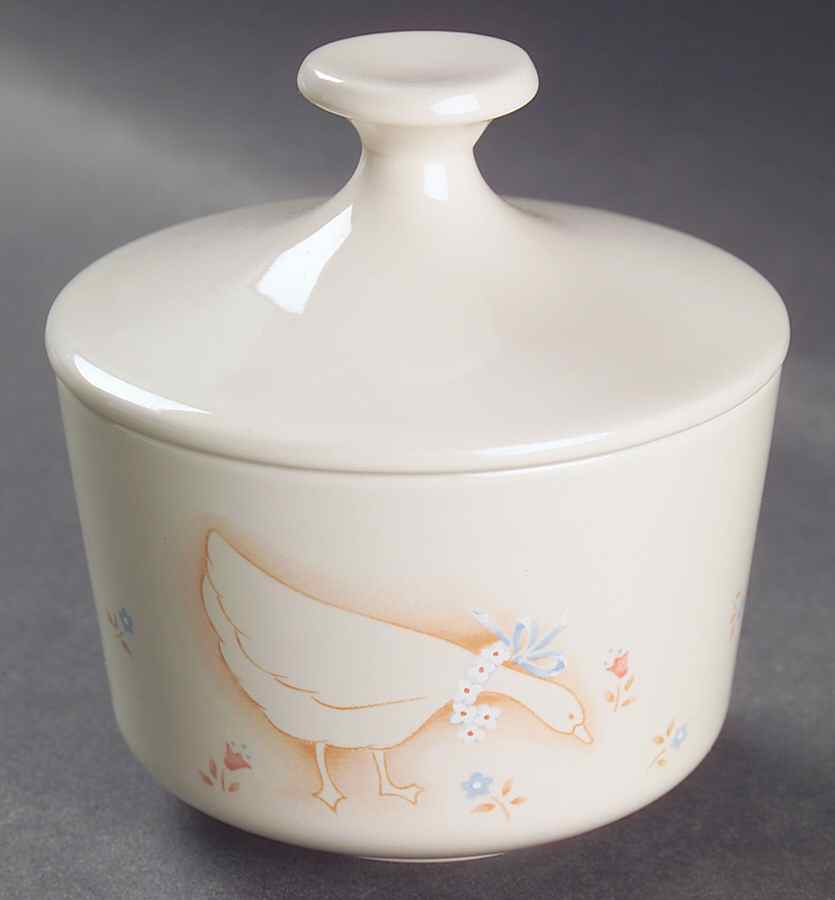 Country Promenade (Corelle) Sugar Bowl & Lid by Corning Corelle-1