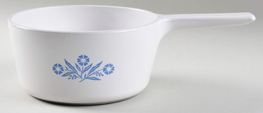 Cornflower Blue 2.5 Qt Saucepan W/No Glass Lid by Corning Corelle-1