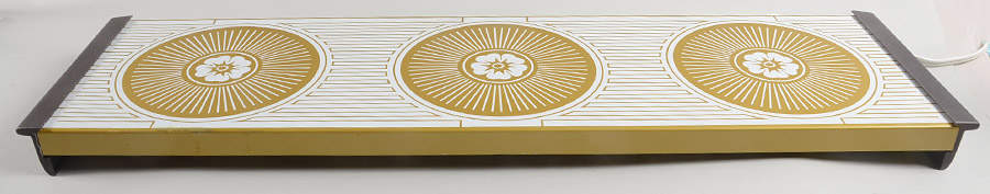 Cornflower Blue Electric Food Warming Tray by Corning Corelle-1