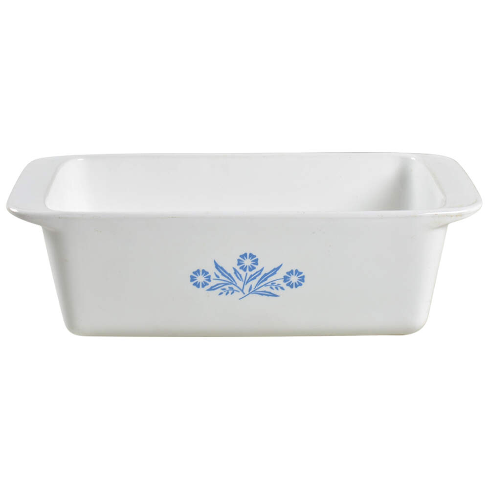 Cornflower Blue Loaf Pan by Corning Corelle-1