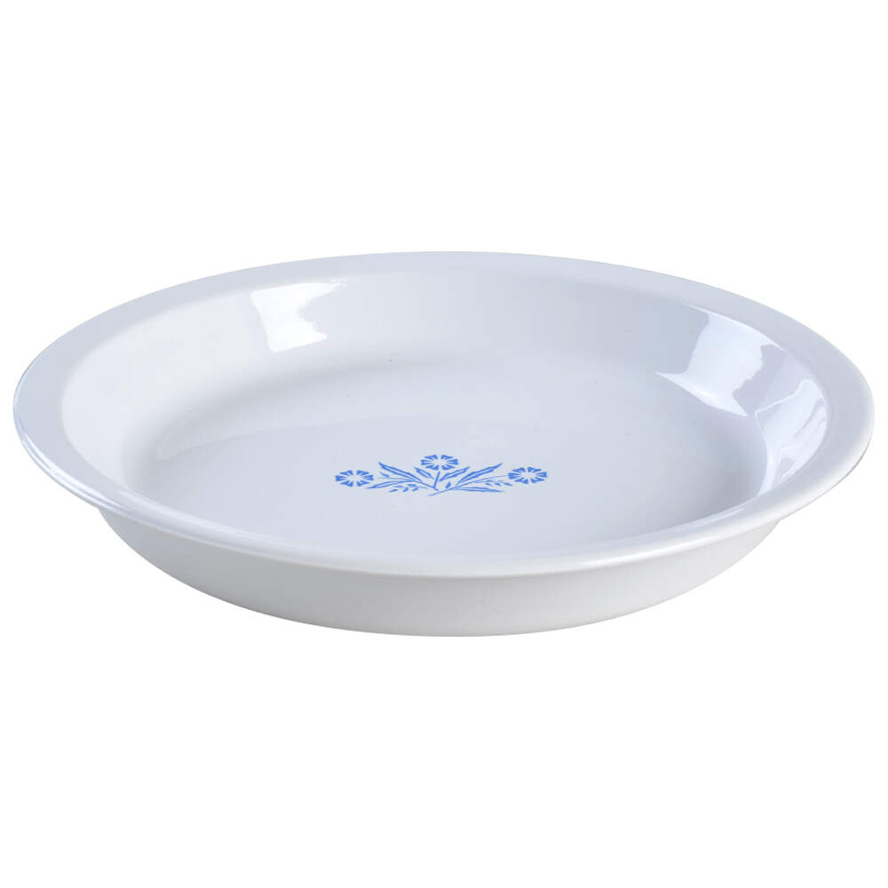 Cornflower Blue Pie Serving Plate by Corning Corelle-1