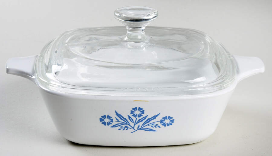 Cornflower Blue Petite Pan & Lid by Corning Corelle-1