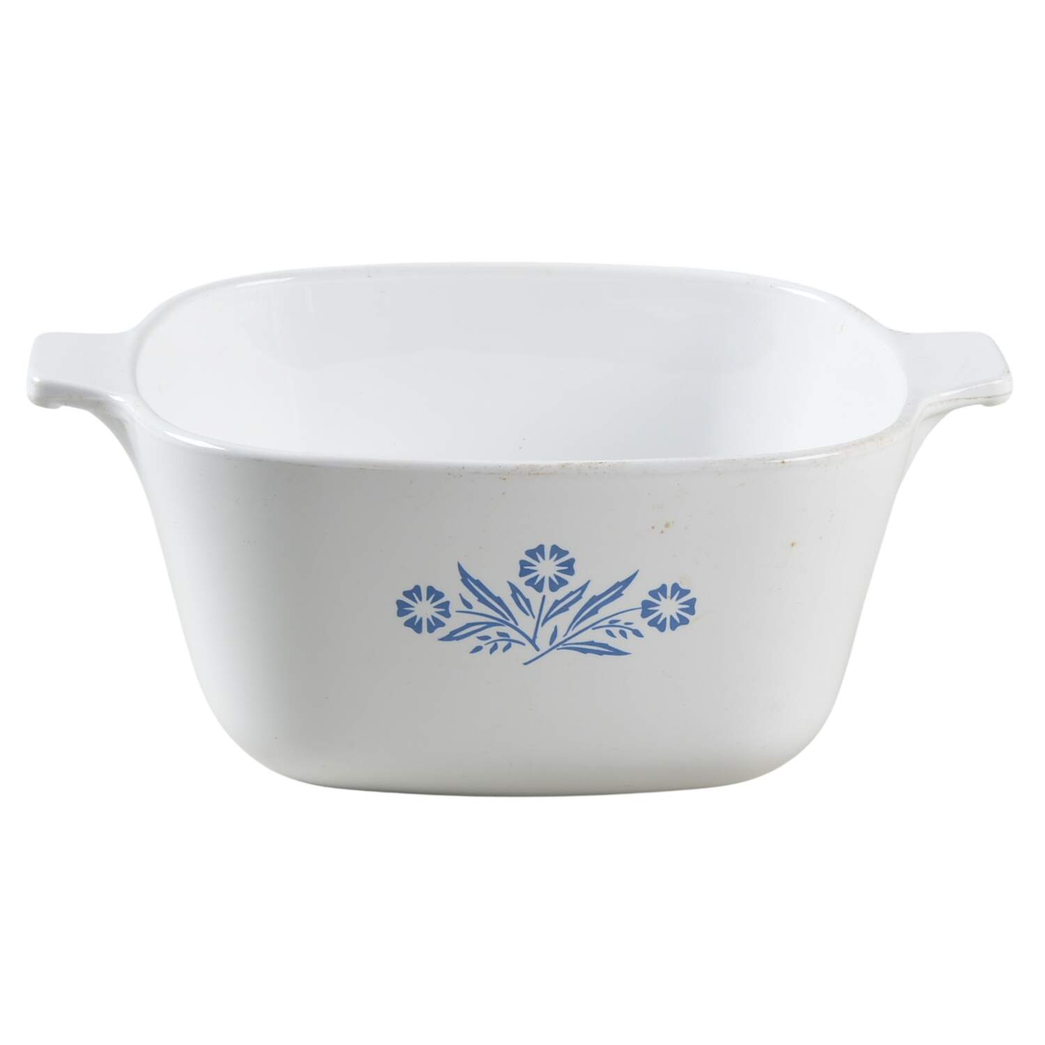 Cornflower Blue 1.75 Square Casserole No Lid by Corning Corelle-1