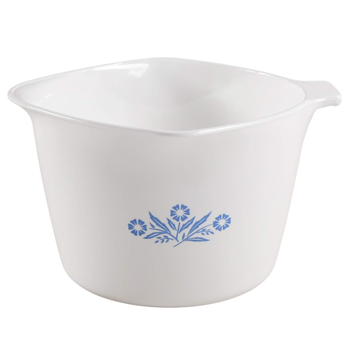Cornflower Blue 2 Quart Sauce Maker No Glass Lid by Corning Corelle-1