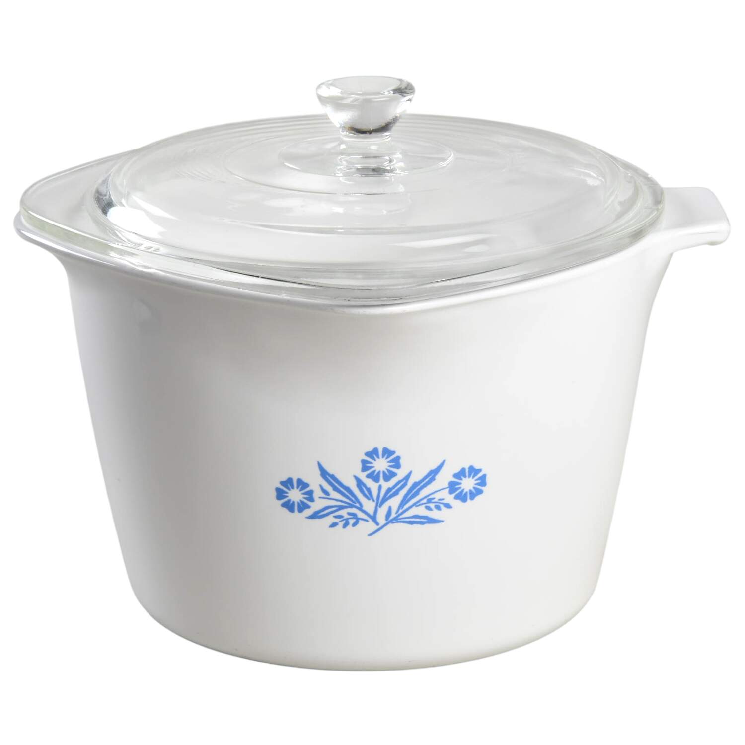 Cornflower Blue 2 Quart Sauce Maker with Glass Lid by Corning Corelle-1