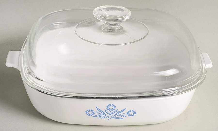 Cornflower Blue 10" Skillet & Lid by Corning Corelle-1