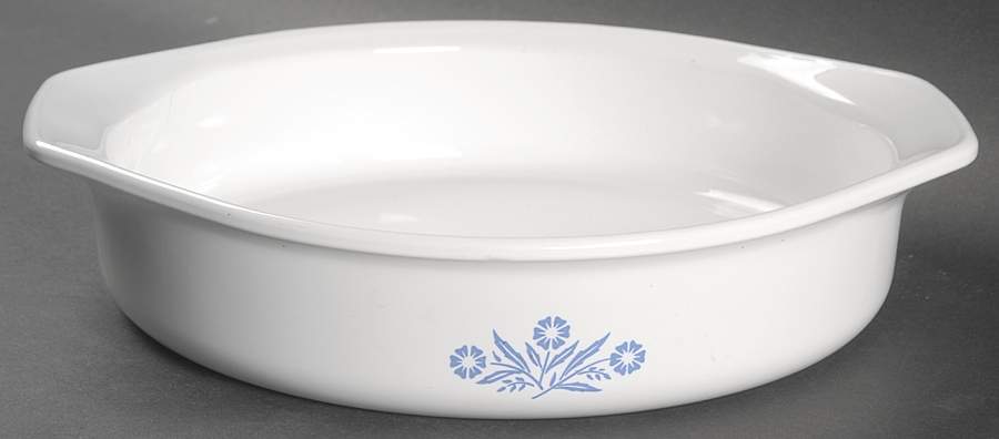 Cornflower Blue Cake Dish by Corning Corelle-1
