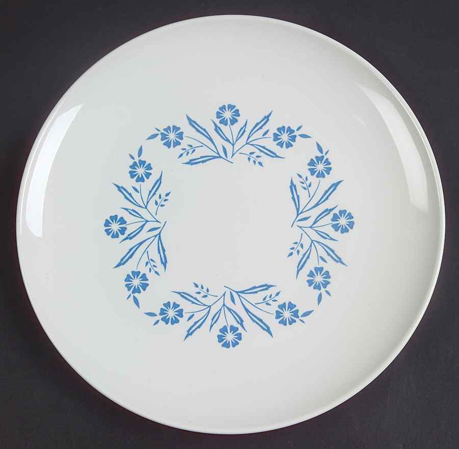 Cornflower Blue Salad Plate by Corning Corelle-1