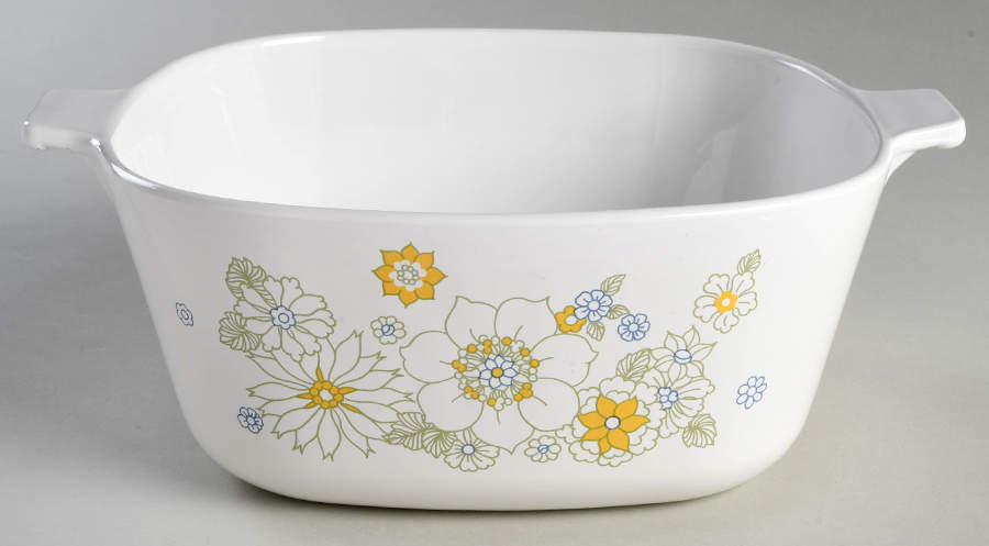 Floral Bouquet (Corelle) 2.5 Quart Square Casserole No Lid by Corning Corelle-1