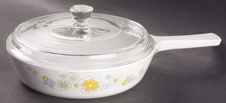 Floral Bouquet (Corelle) 6" Menuette Pan/Skillet & Lid by Corning Corelle-1