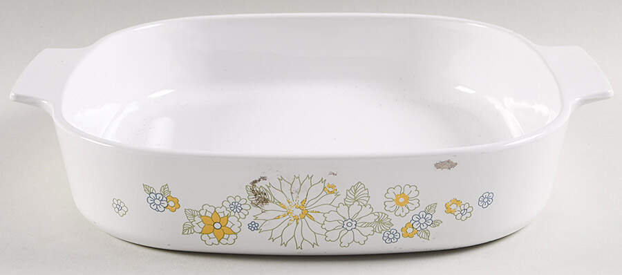 Floral Bouquet (Corelle) 2.5 Quart Square Casserole No Lid by Corning Corelle-1