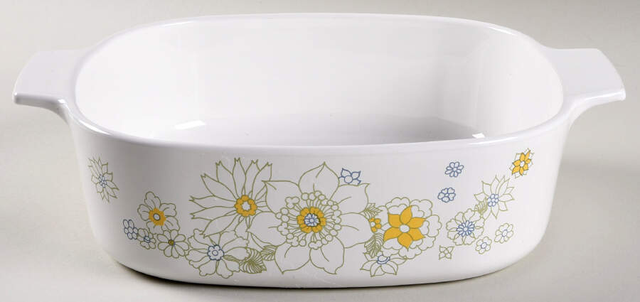 Floral Bouquet (Corelle) 2 Quart Square Casserole No Lid by Corning Corelle-1
