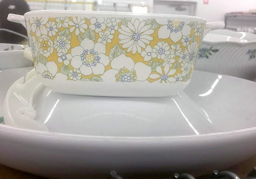 Floral Bouquet (Corelle) 1.5 Quart Square Casserole No Lid by Corning Corelle-1