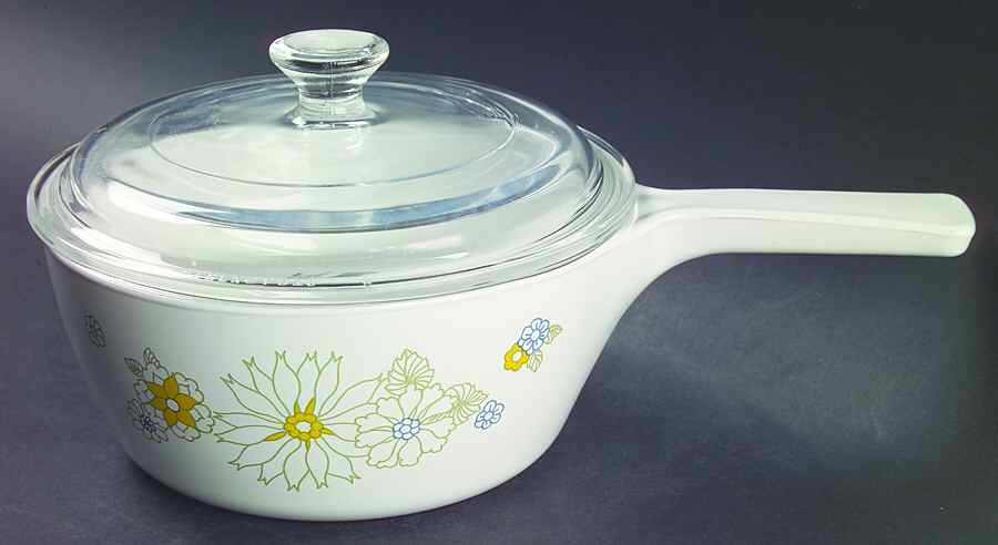 Floral Bouquet (Corelle) 1.5 Pint Menuette Pan & Lid by Corning Corelle-1