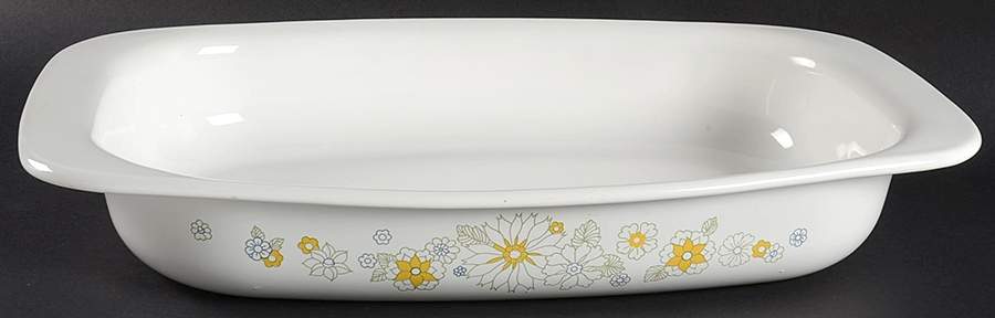Floral Bouquet (Corelle) 15" Rectangular Roaster by Corning Corelle-1