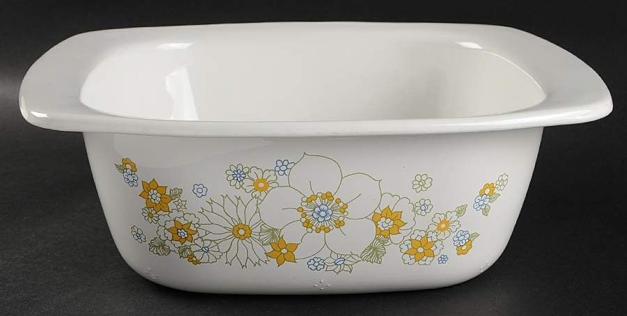 Floral Bouquet (Corelle) 5qt Square Dutch Oven W/No Lid by Corning Corelle-1