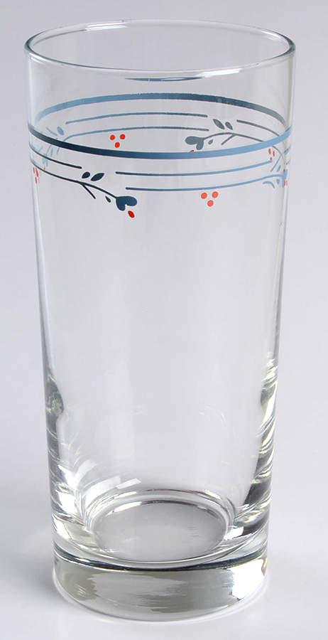 Country Violets 15 Oz Glassware Tumbler by Corning Corelle-1