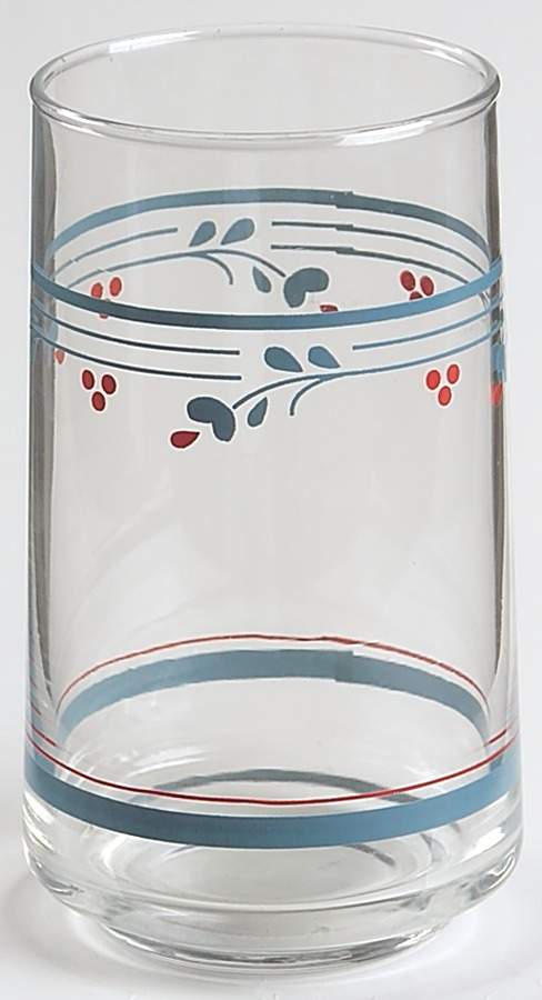 Country Violets 10 Oz Glassware Tumbler by Corning Corelle-1