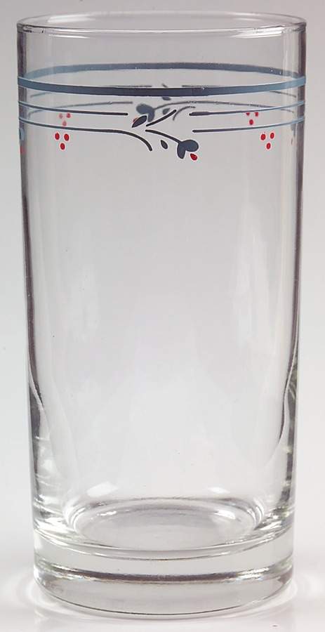 Country Violets 14 Oz Glassware Tumbler by Corning Corelle-1