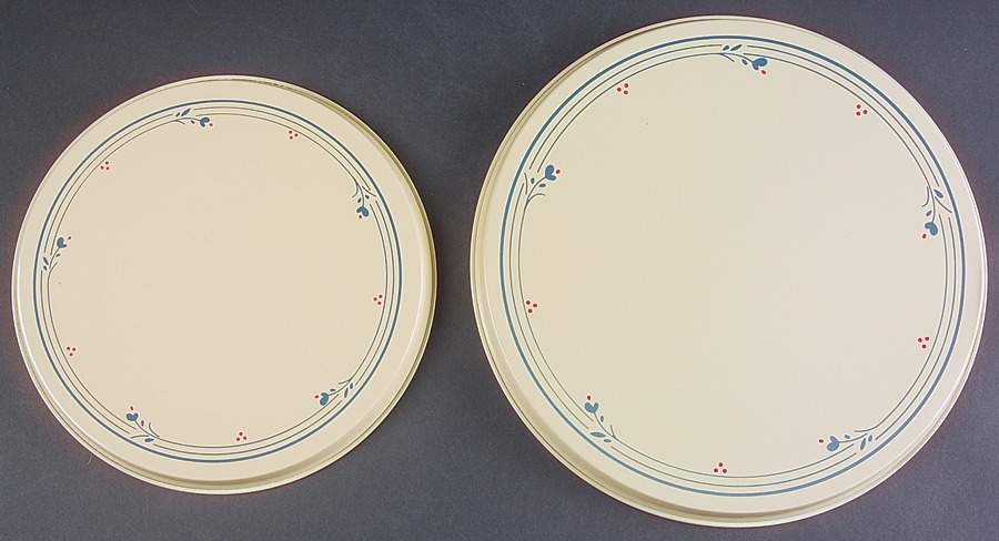 Country Violets Stove Cover Set-Steel 2 8" & 2 10" Round Covers by Corning Corelle-1