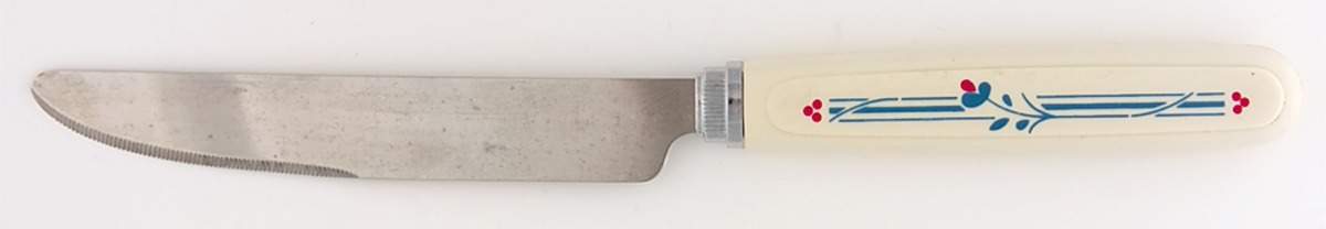 Country Violets Small Dinner Knife by Corning Corelle-1