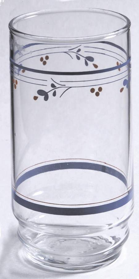 Country Violets 16 Oz Glassware Cooler by Corning Corelle-1