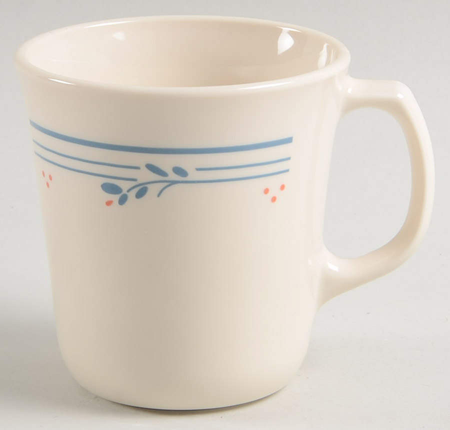 Country Violets Flat Cup by Corning Corelle-1