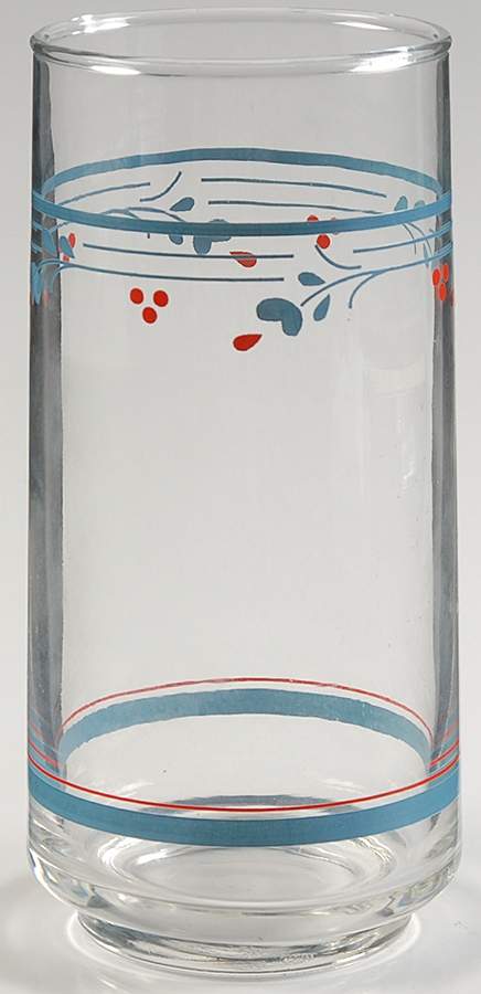Country Violets 14 Oz Glassware Tumbler by Corning Corelle-1