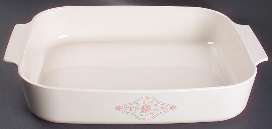 English Breakfast (Corelle) 12" Rectangular Roaster by Corning Corelle-1