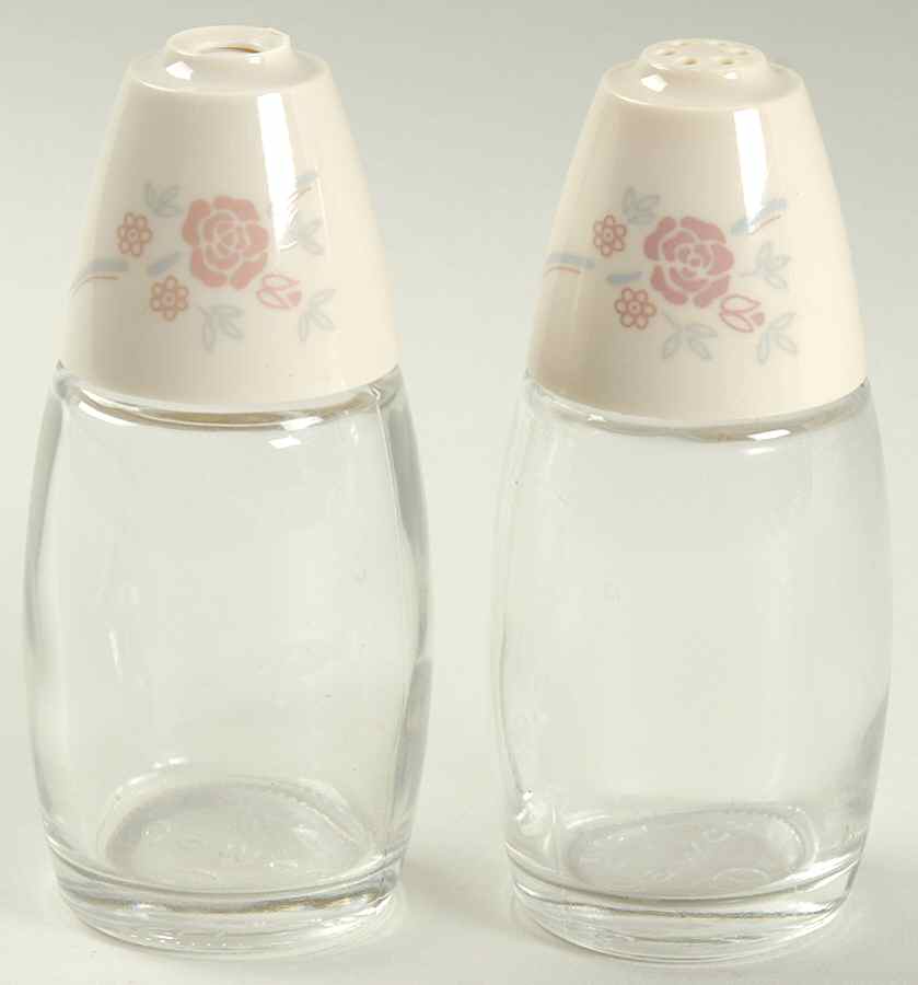 English Breakfast (Corelle) Glassware Salt and Pepper Set by Corning Corelle-1