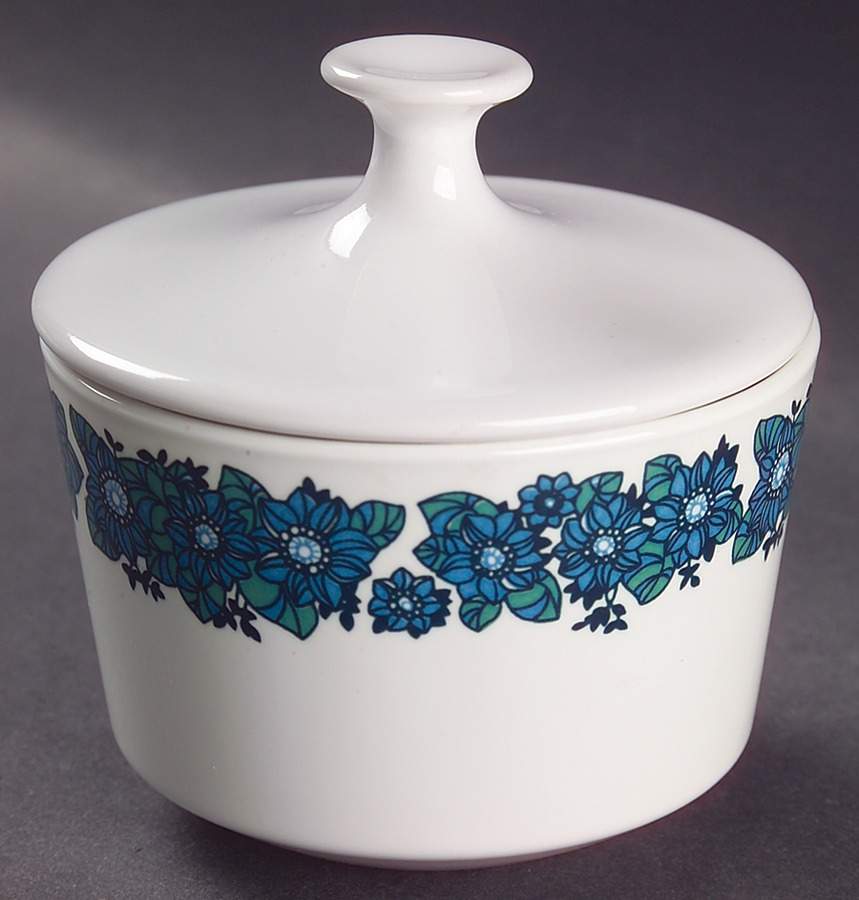 Evening Song Sugar Bowl & Lid by Corning Corelle-1