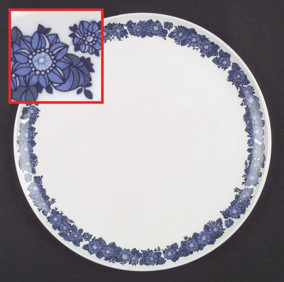 Evening Song Dinner Plate by Corning Corelle-1