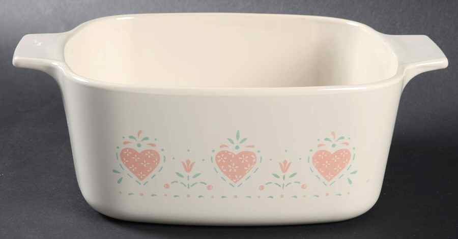 Forever Yours (Corelle) 1.5 Quart Square Casserole No Lid by Corning Corelle-1