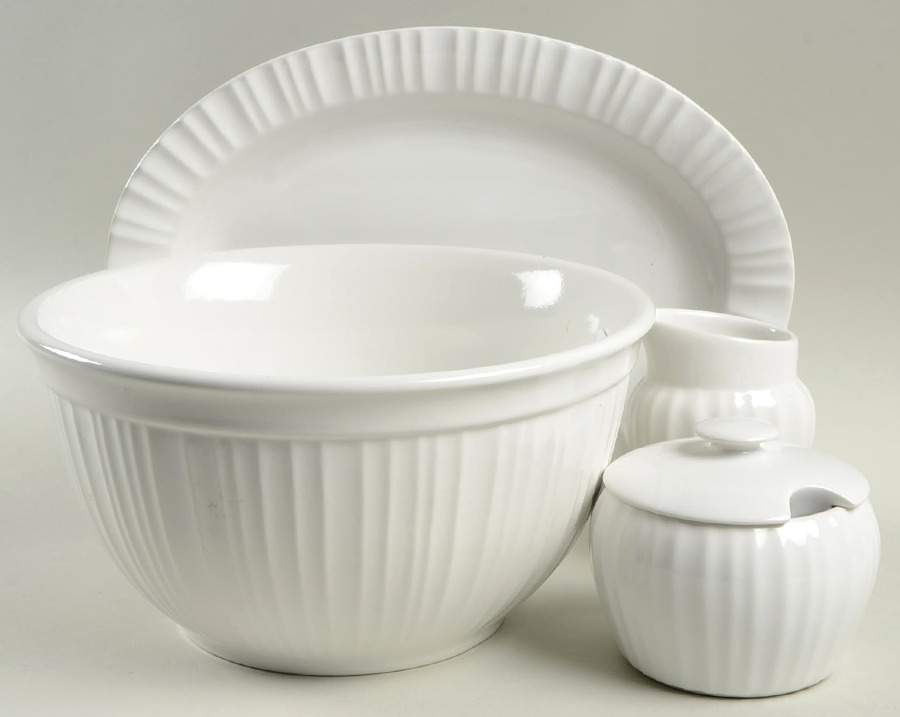 French White 5 Piece Hostess Set by Corning Corelle-1