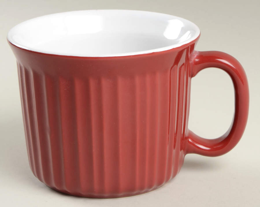 French White Mug No Vented Plastic Lid by Corning Corelle-1