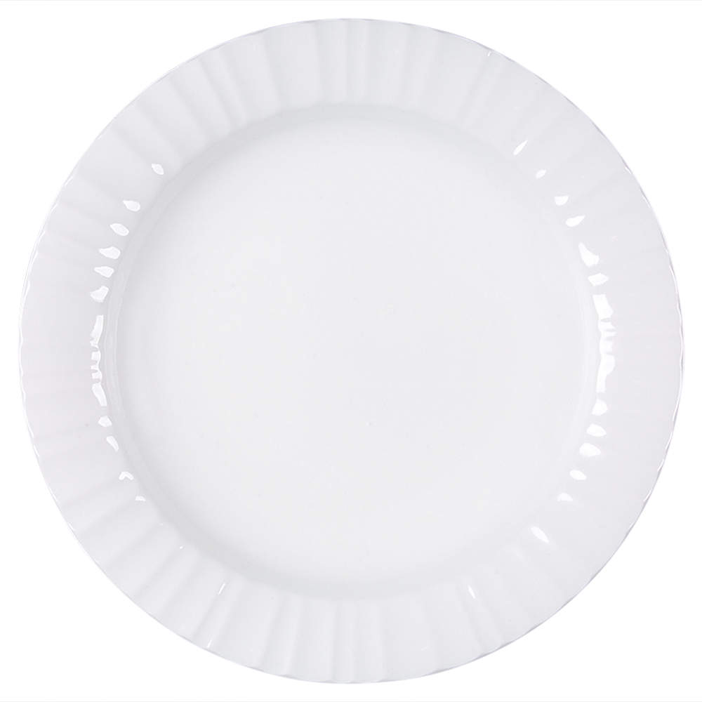 French White Salad Plate by Corning Corelle-1