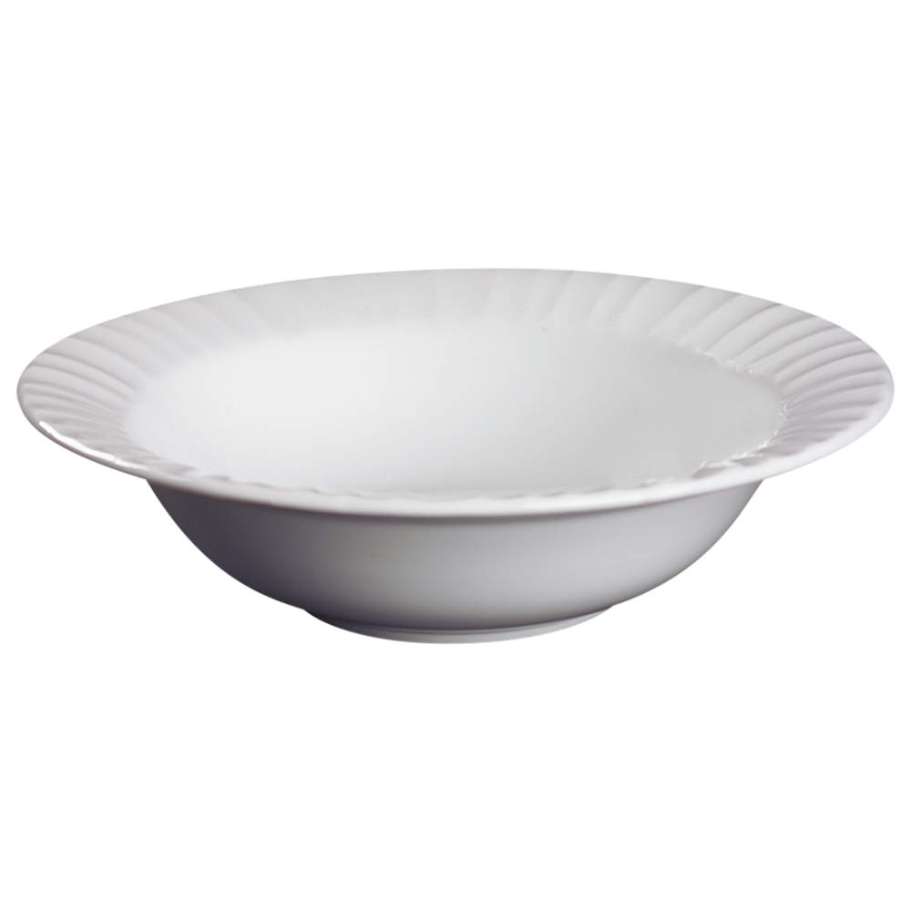 French White Rim Soup Bowl by Corning Corelle-1