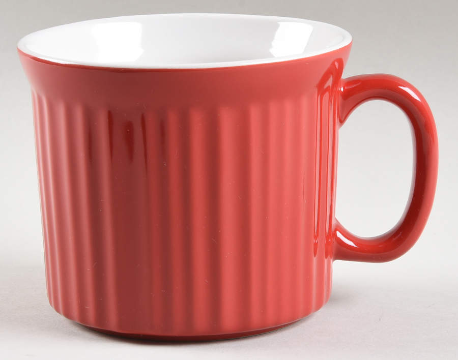 French White Mug No Vented Plastic Lid by Corning Corelle-1