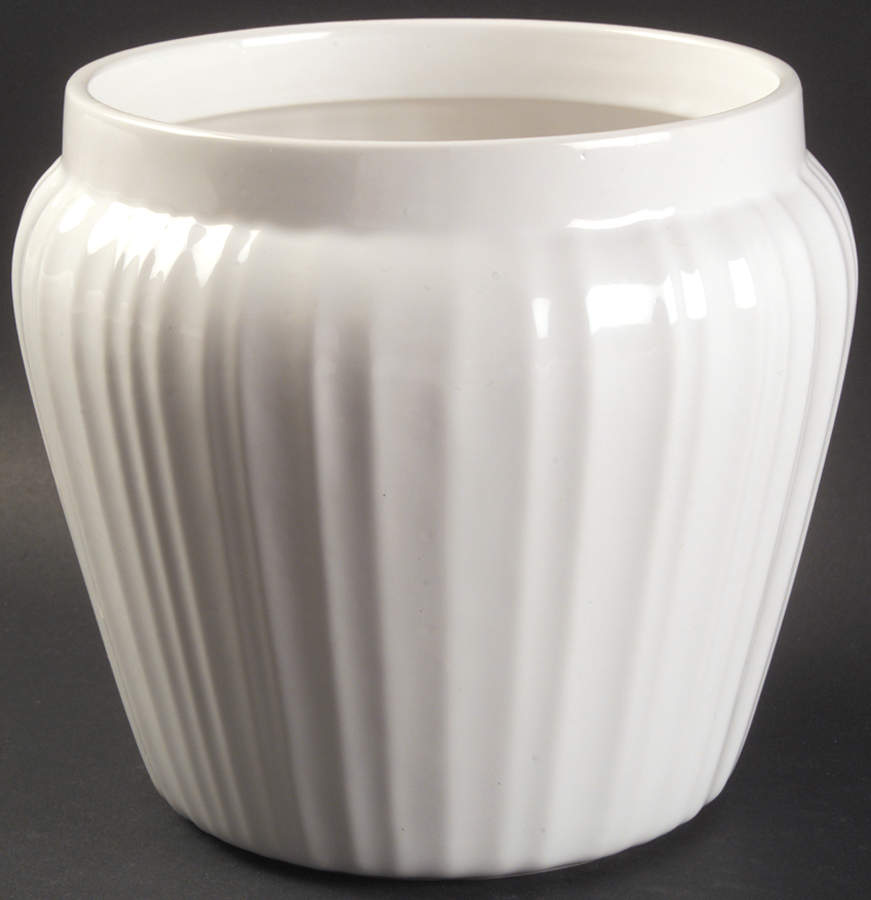 French White Cookie Jar No Lid by Corning Corelle-1