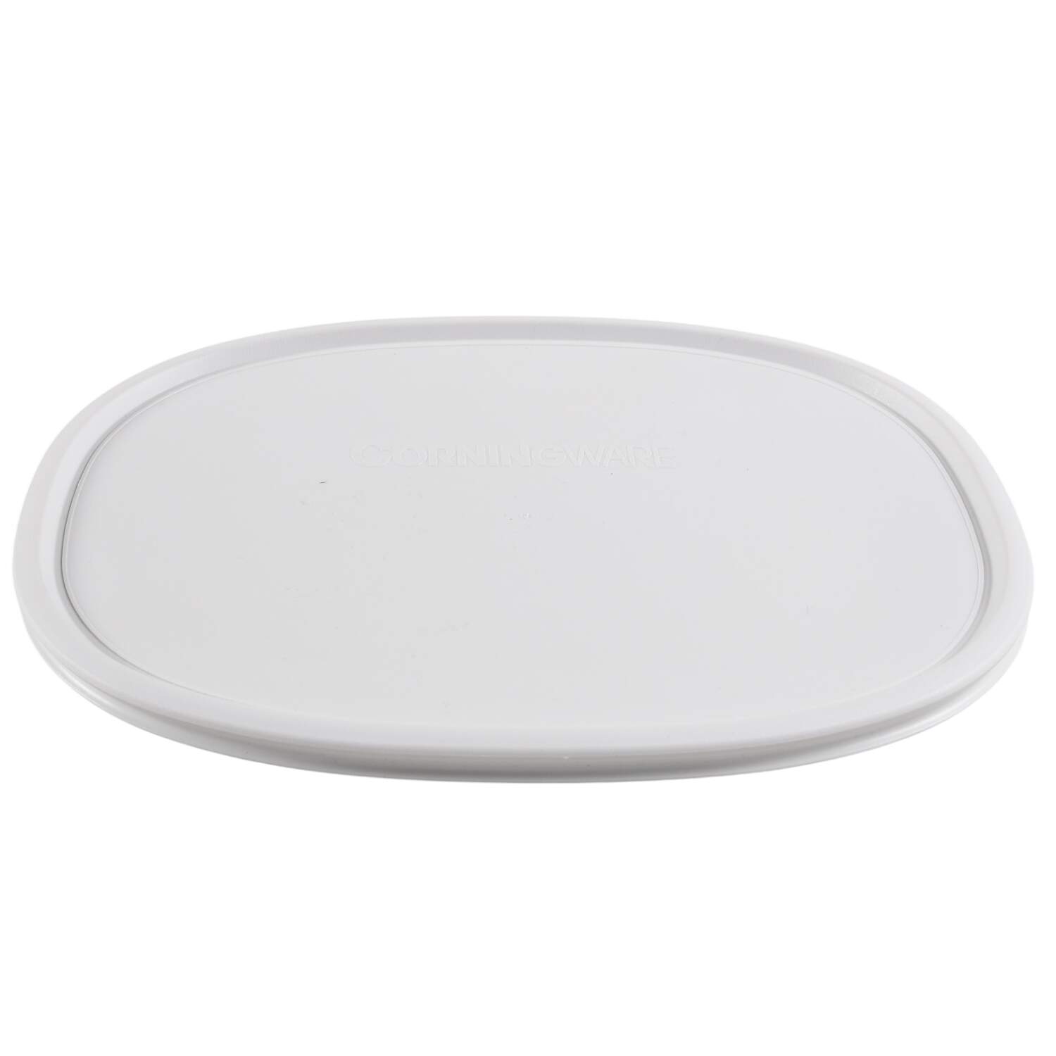 French White Lid for 2.5 Quart Oval Covered Casserole by Corning Corelle-1