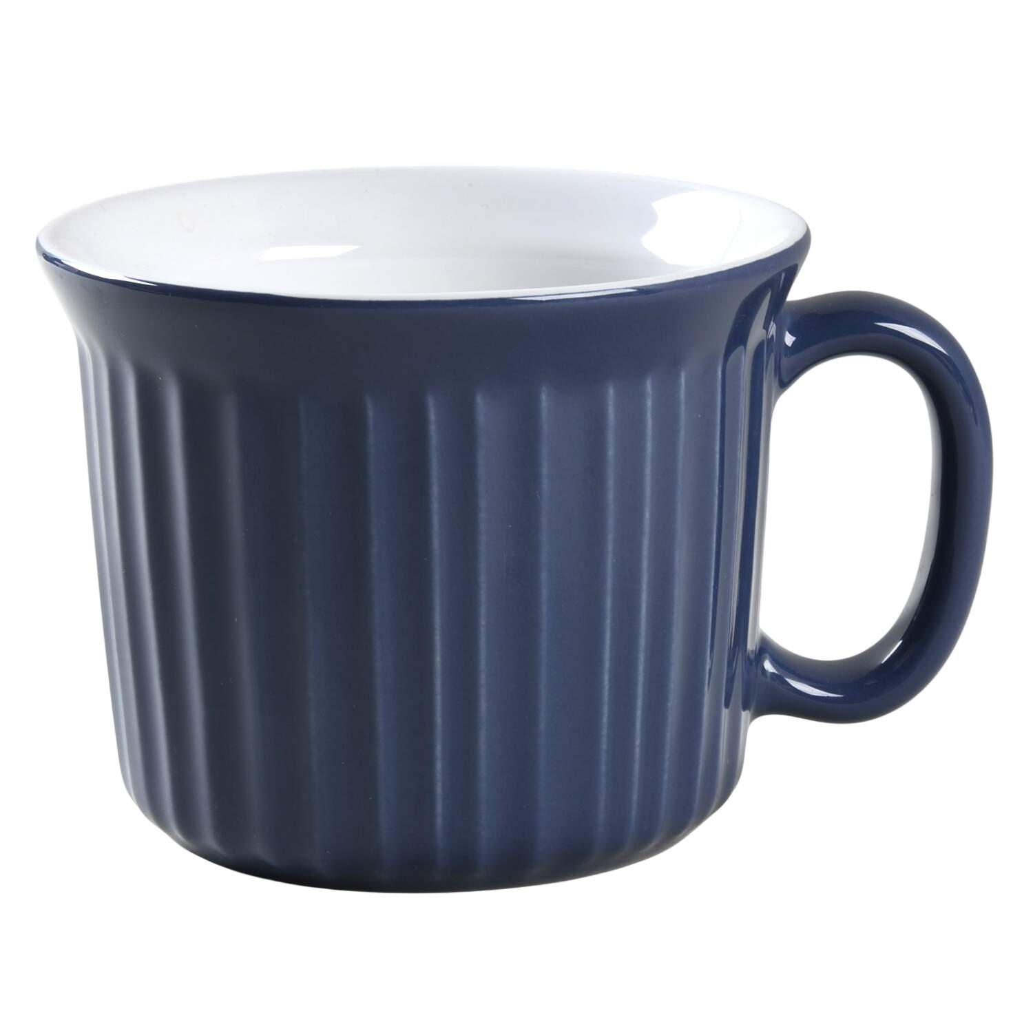 French White Mug No Vented Plastic Lid by Corning Corelle-1
