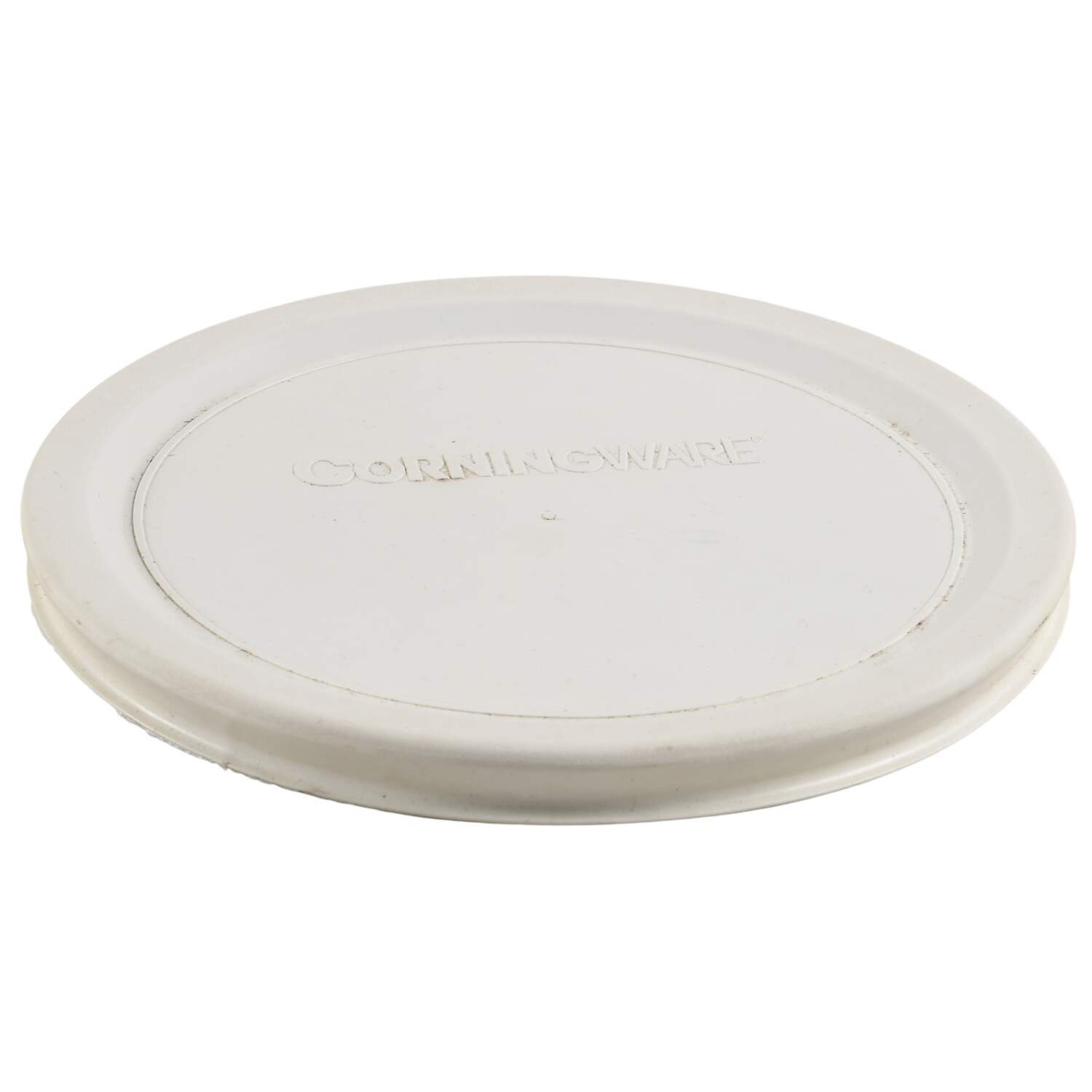 French White Plastic Lid for Individual Casserole by Corning Corelle-1