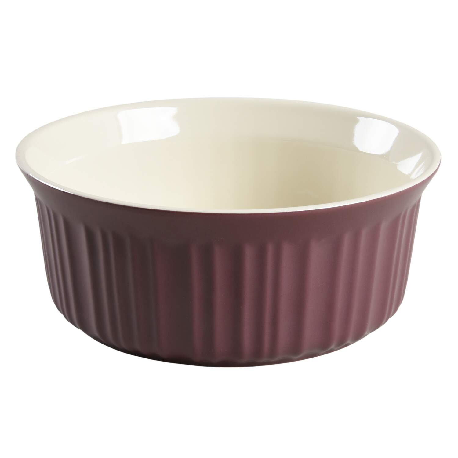 French White 1.5 Qt Round Casserole No Lid by Corning Corelle-1