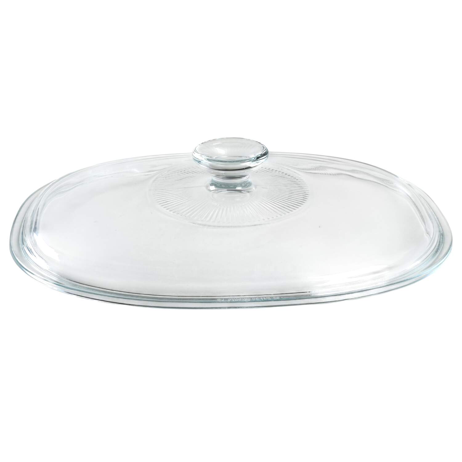 French White Lid for 2.5 Quart Oval Casserole by Corning Corelle-1