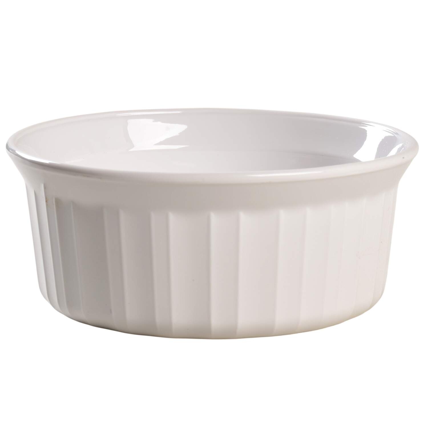 French White Individual Casserole-No Plastic Lid by Corning Corelle-1