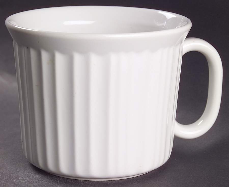 French White Mug-No Vented Plastic Lid by Corning Corelle-1