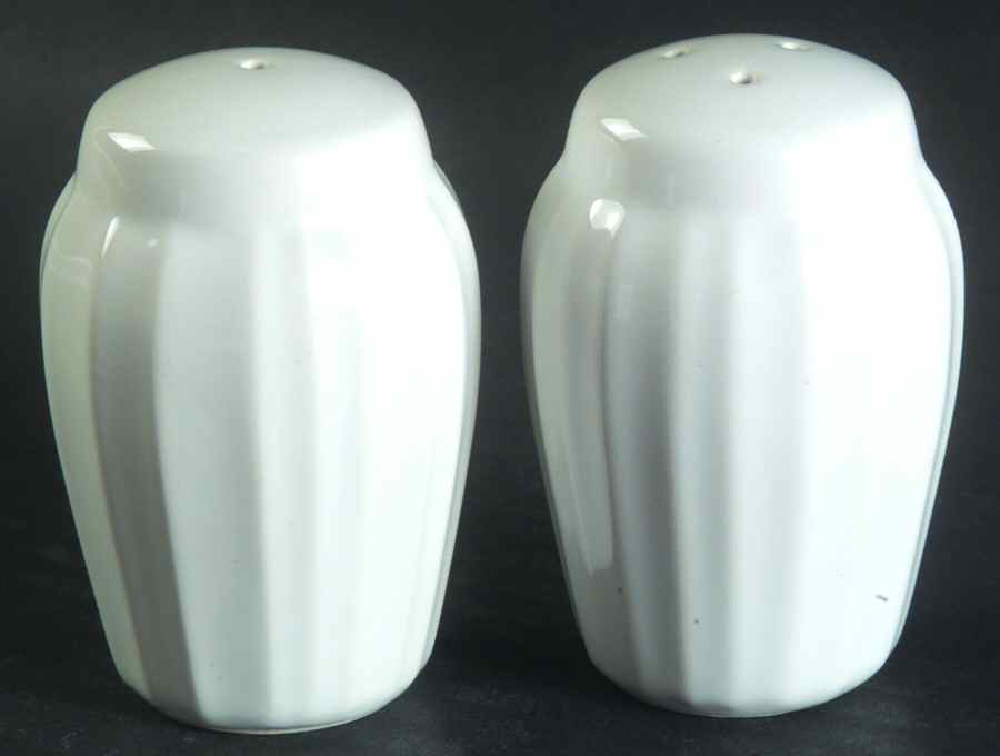 French White Salt & Pepper Set by Corning Corelle-1